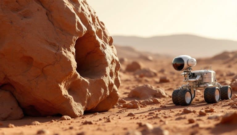 Perseverance met au jour une roche trouée très intrigante sur Mars