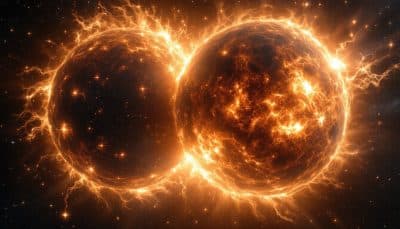 La fusion de deux étoiles va provoquer un cataclysme cosmique pas loin de la terre