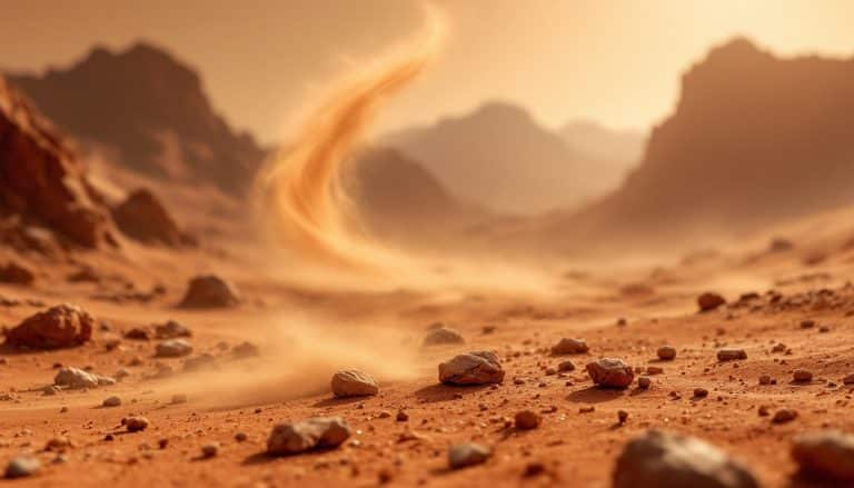 Mars et ses phénomènes fascinants : le spectacle des diables de poussière filmé par un rover de la NASA