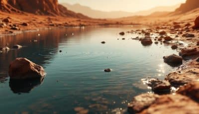 Un réservoir d'eau immense découvert sous la surface de Mars