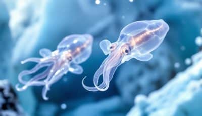 Découverte exceptionnelle : deux calmars transparents observés en Antarctique