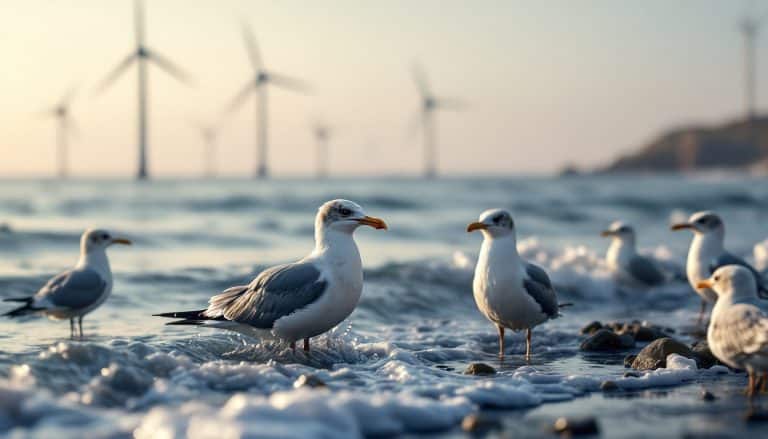 Ces effets inattendus des éoliennes en mer sur la faune sauvage