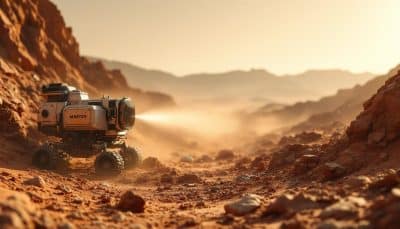 La pulvérisation active de l'atmosphère martienne observée pour la première fois, une découverte inédite