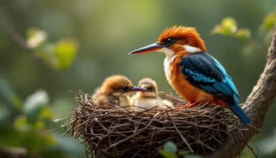 Réintégration réussie de ces espèces : Les martins-chasseurs cannelle redeviennent parents