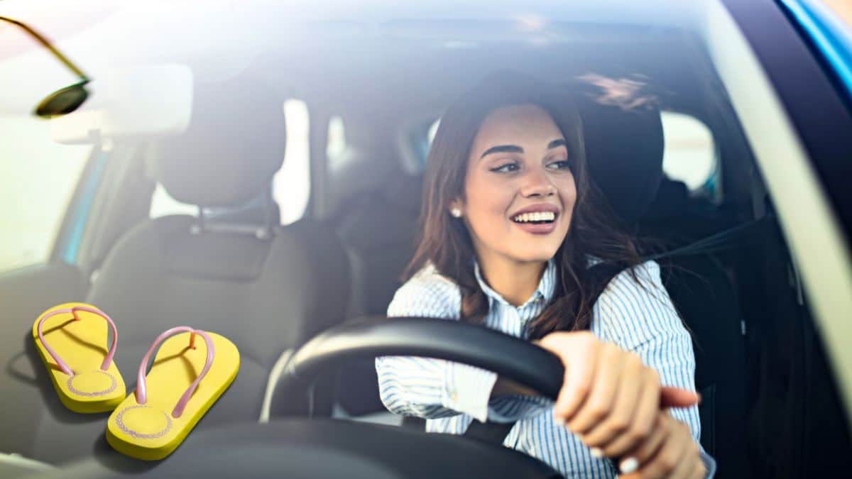 Conduire en tongs ou en claquettes: la grosse amende prévue par le Code de la route
