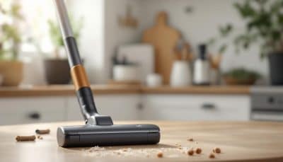 Mini aspirateur Lidl : un outil malin pour une table impeccable en quelques secondes
