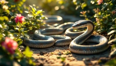 Ce moment précis en été ou les serpents envahissent les jardins