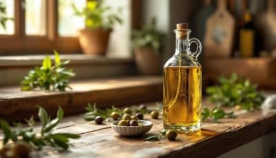L’astuce peu connue de l’opercule pour verser l’huile d’olive proprement sans en verser partout