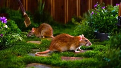 Des rats dans le jardin ? Voici pourquoi ils apparaissent… et comment s’en débarrasser