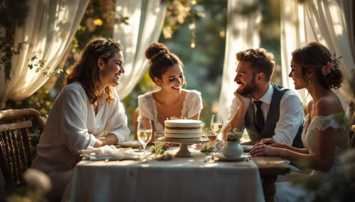 petite fête de mariage
