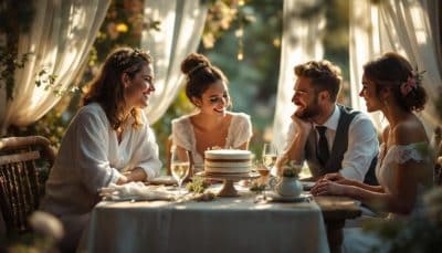 petite fête de mariage