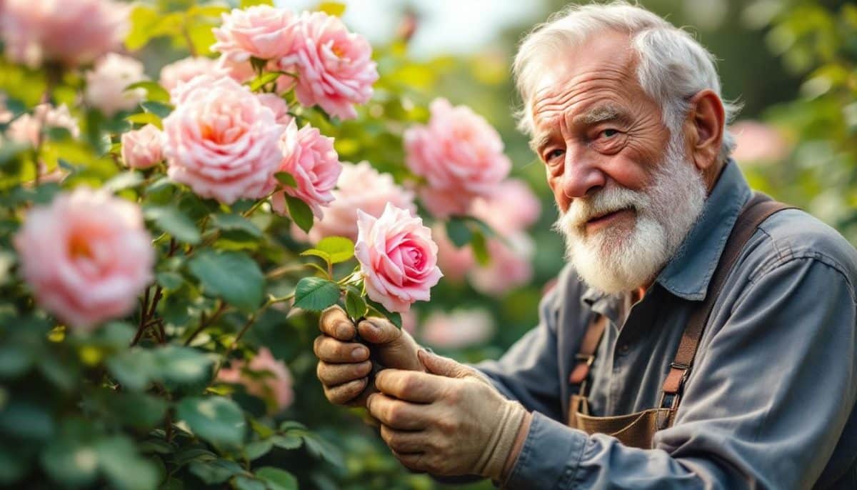 Mon grand-père m’a appris à tailler les rosiers : secrets d’un jardinier passionné