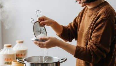 Riz collant : l’erreur d’eau que tout le monde fait le soir… et l’astuce express pour l’éviter