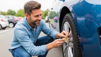 Avant un long trajet, testez vos pneus en 10 s: l’astuce de la pièce de 1€ pour savoir s’il faut les changer et rouler serein