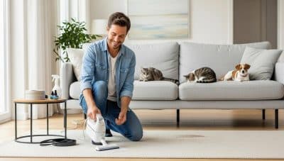 Poils partout : la routine de 10 minutes qui change la donne et vous rend la maison nickel, même après une longue journée