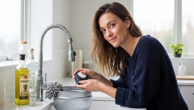 Vous nettoyez, les traces restent ? Sans ammoniaque ni Javel, ajoutez ceci à l’eau du seau pour un sol comme neuf