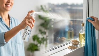 Marre des traces sur vos vitres ? Depuis des années, je les garde sans trace grâce à un simple ingrédient de cuisine