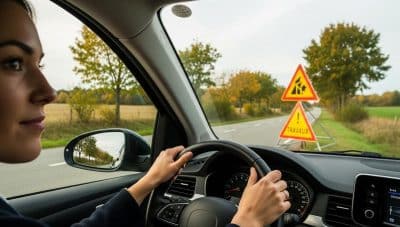 Lepointdujour.fr - Sur la route, vous voyez un panneau retourné: voici ce que ça veut dire et le bon réflexe