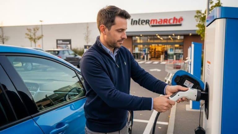 Lepointdujour.fr - Intermarché: recharge pendant vos courses - Les Mousquetaires vont installer 3 000 bornes pour les conducteurs de VE
