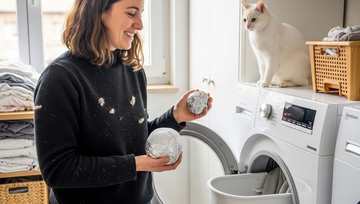 Lepointdujour.fr - Poils d’animaux: une boule de papier aluminium enlève les poils des vêtements en 2 minutes