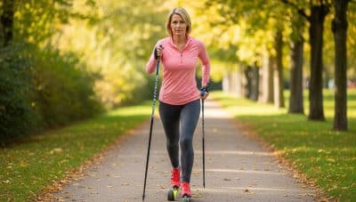 Lepointdujour.fr - Marche nordique: faites travailler 90 % de vos muscles et sculptez votre silhouette en plein air