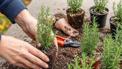 Lepointdujour.fr - Romarin en octobre: bouturez maintenant pour des massifs parfumés et résistants tout l’hiver