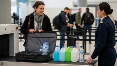 Lepointdujour.fr - Avion : fin des 100 ml dans plusieurs aéroports européens, emportez jusqu’à 2 litres en cabine