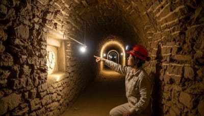 Lepointdujour.fr - Tunnels géants en Chine: des archéologues révèlent un réseau caché sous une ville antique