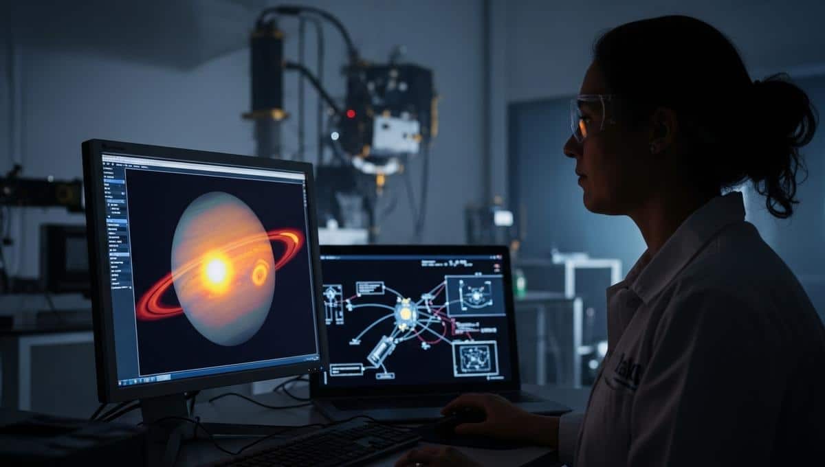 Lepointdujour.fr - James Webb détecte un signal infrarouge inexpliqué sur Saturne