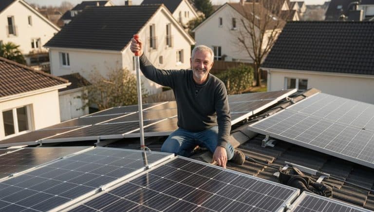 Lepointdujour.fr - Centrale solaire autoconstruite: il la construit seul et divise sa facture d’électricité par deux