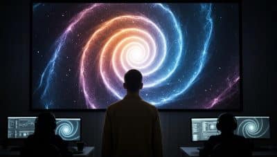 Lepointdujour.fr - James Webb dévoile des spirales de poussière filant à des milliers de km/s, une structure cosmique jamais observée