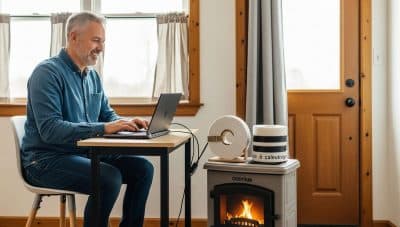 Lepointdujour.fr - Action mini-poêle céramique à 15,95 €: 3 gestes réduisent la facture de chauffage en novembre 2025