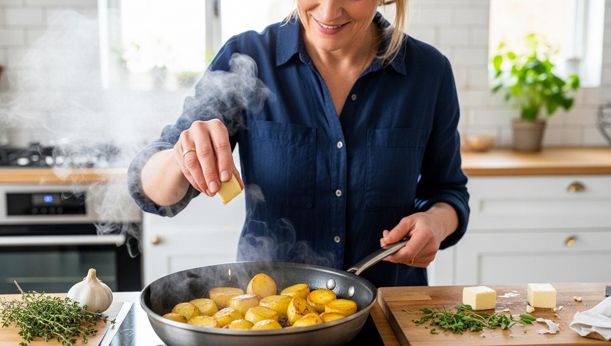 LePointDuJour - Ce geste en fin de cuisson rend vos pommes de terre fondantes et parfumées