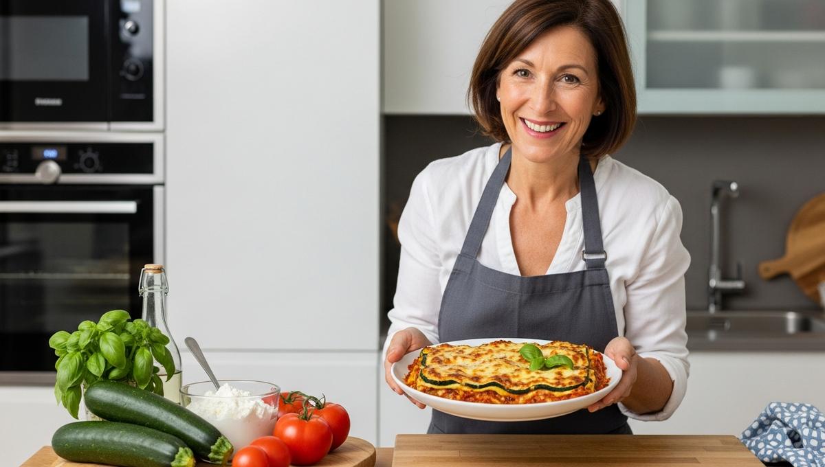 LePointDuJour - Cette sauce ricotta-tomate remplace la béchamel dans vos lasagnes de courgettes sans eau