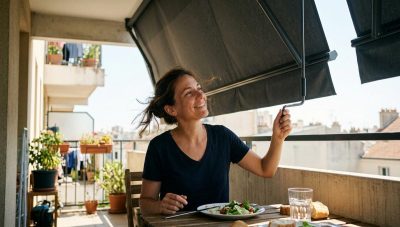 LePointDuJour - Moins de 60 euros chez Lidl pour ombrager sa terrasse tout l'été sans quitter son déjeuner